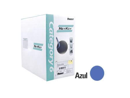 Cable UTP 305 m. de Cobre, Azul, Categoría 6